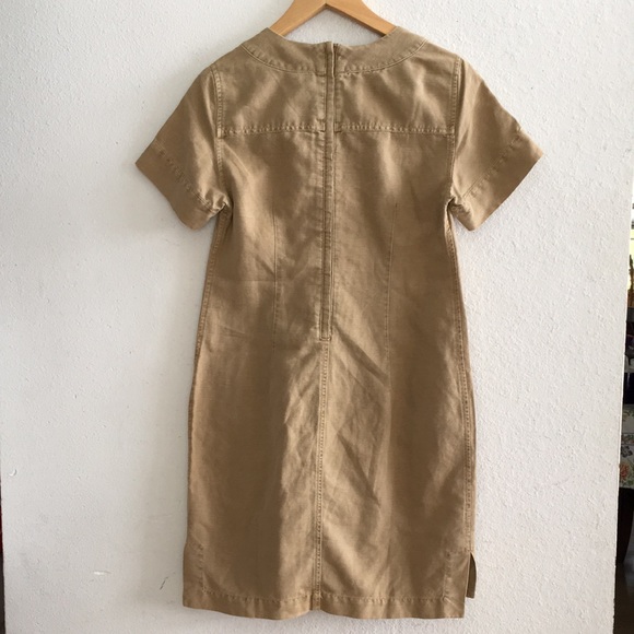 J. Crew Cargo Dress Lace Up V-Neck, Size 0 - Picture 14 of 16